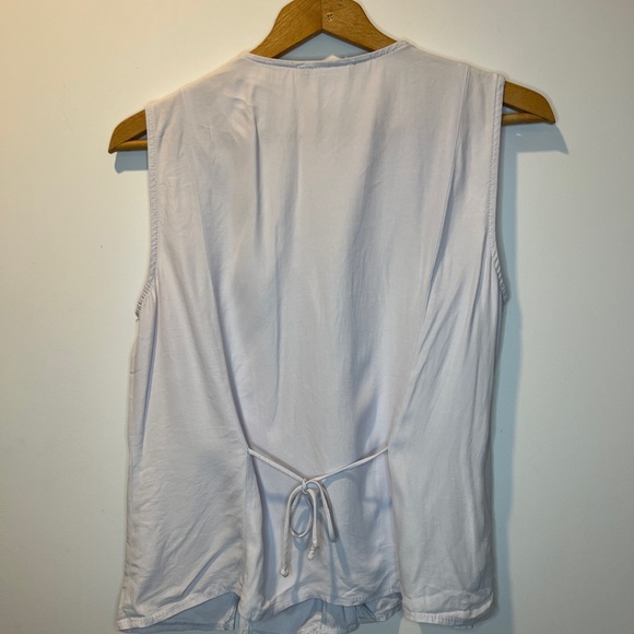 ✨Vintage✨ Lilac Lavender Sleeveless Flowy Blouse Size L - Picture 6 of 6